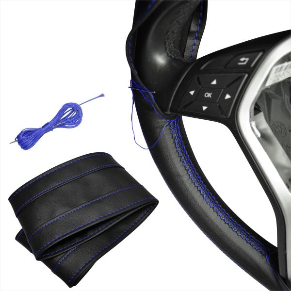 XLBG3 Xkeribom Leder Lenkradbezug zum Schnüren 37-38cm Sport Design mit Farbauswahl + STAFFELPREISE